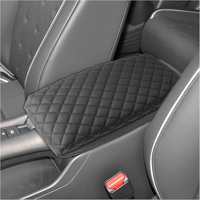 SXCY for 2023-2025 2026 Honda HRV Armrest Cover Pad for 2025 2026 Honda HRV Accessories 2025 2026 HRV Center Console Cover Middle Console Cover w/Soft Cotton Cushion (Added-Pad)
