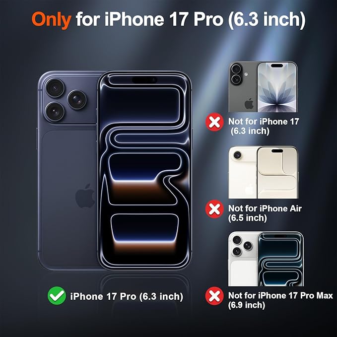 SUPFINE Magnetic for iPhone 17 Pro Case (Compatible with MagSafe)(Military Grade Drop Protection) Translucent Matte Shockproof with Anti-Fingerprint Phone Cover,Forest Green