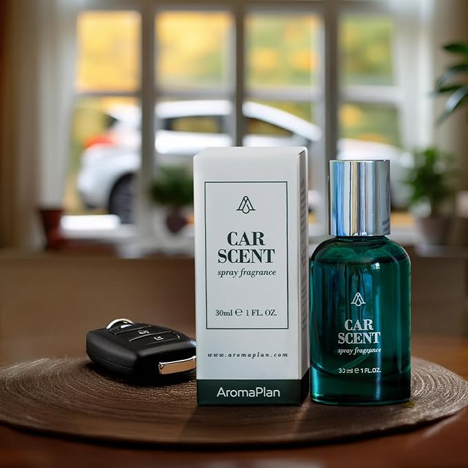 AromaPlan Car Air Freshener Spray, Dubai- Non-Toxic, Concentrated, Odor Eliminator & Long Lasting Car Air Freshener- Car Scent Spray, 5 Star Hotel Scent Fragrances (30 ml)