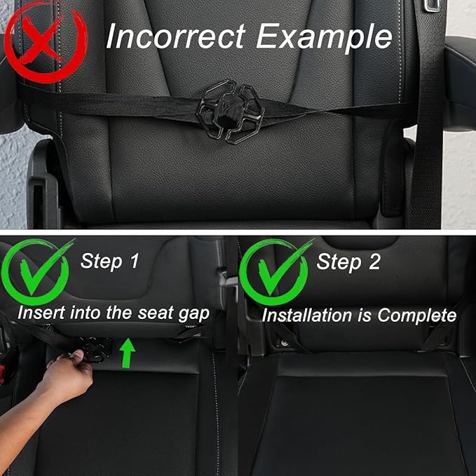 GMQ Backseat Car Organizer with Tray 1 Pack,Car Backseat Organizer with Foldable Table for Kids,Multifunctional Seat Back Organizer with Storage Pockets Car Storage Organizer (Black)