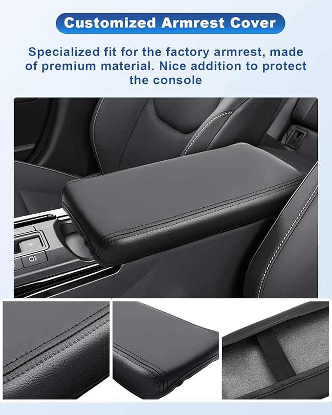 CDEFG for 2025-2026 Toyota Prius Armrest Cover for 2023 2024 2025 2026 Prius Center Console Cover 2023-2026 Prius Limited Prime XSE Accessories Middle Console Pad Prius Arm Rest Protector