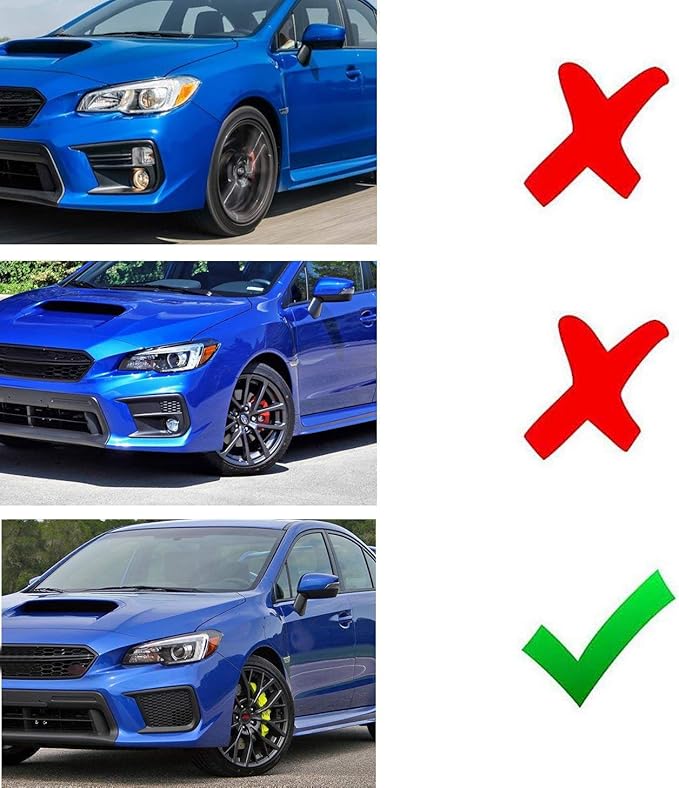 iJDMTOY White/Amber Dynamic Sequential Flash Switchback LED Daytime Running Lights Non-Fog Version Bezels Compatible with 2018-2021 Subaru WRX/WRX STI