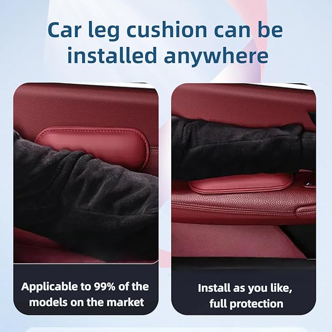 Car Center Console Knee pad, car armrest Support Pillow, car Knee pad, car Knee pad, Elbow pad, Soft arm pad, car Interior Accessories, Truck Accessories 2 Pack