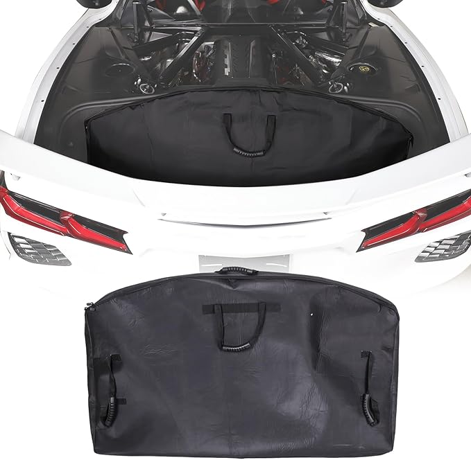 Daeiclru Removable Roof Panel Storage Bag Compatible with Chevrolet Corvette C8 2020 2021 2022 2023, Hard Top Storage Bag with Handle, Car Storage Accessories