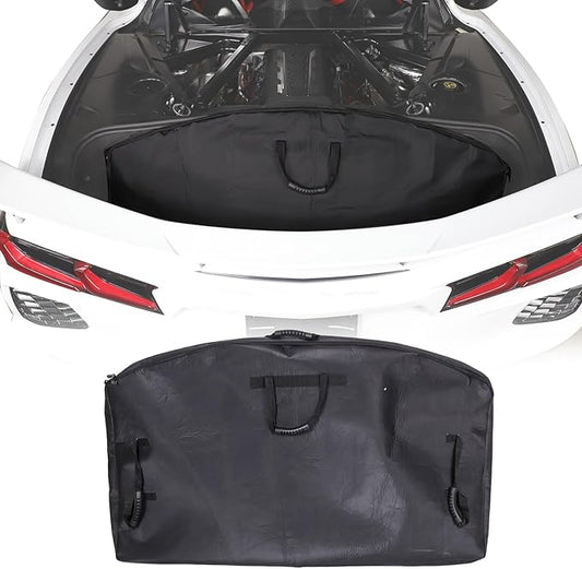 Daeiclru Removable Roof Panel Storage Bag Compatible with Chevrolet Corvette C8 2020 2021 2022 2023, Hard Top Storage Bag with Handle, Car Storage Accessories
