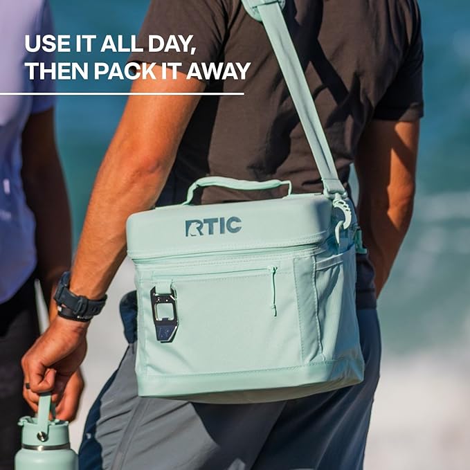 RTIC 15 Can Everyday Cooler, Soft Sided Portable Insulated Cooling for Lunch, Beach, Drink, Beverage, Travel, Camping, Picnic, for Men and Women