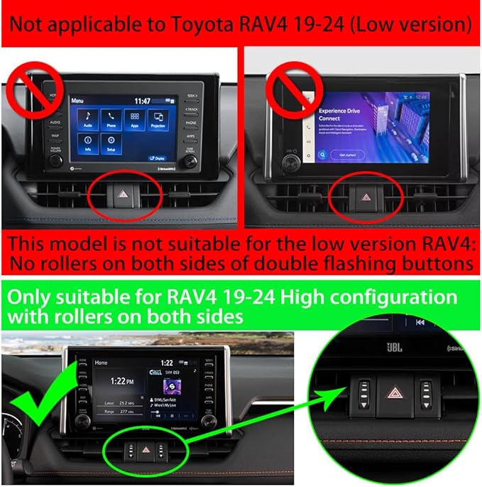 Car Magnetic Phone Mount for 2019-2025 Toyota RAV4 XLE Premium Adventure TRD Off-Road Limited & RAV4 Hybrid XSE Limited,RAV 4 Prime XSE Auto Accessories Best Cellphone Holder Cell Phones Stand