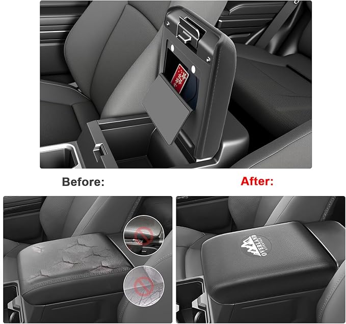 SXCY for 2025 2026 Toyota 4Runner Armrest Cover for 2025 2026 Toyota 4Runner Accessories 6th Gen 4Runner Center Console Cover Silicone Full Cover Middle Console Armrest Protection(w/Privacy Storage)