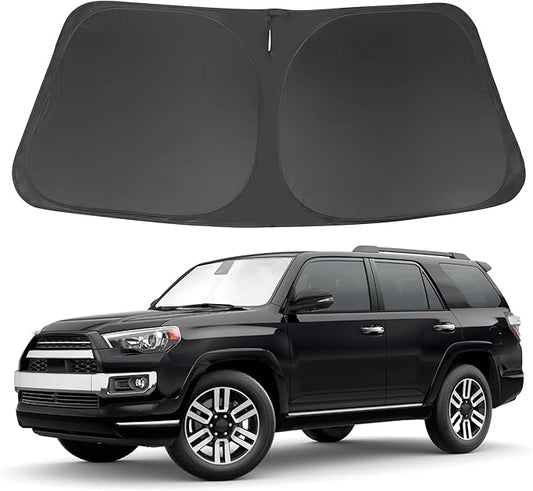 Windshield Sun Shade Fit for Toyota 4Runner 2010-2024 2025 2026 Accessories Foldable Front Window Sunshade Sun Protection Keeps Car Cool