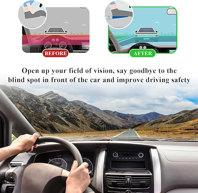 Car Seat Cushion, Comfort Memory Foam Car Cushion, Non-Slip Auto Booster Seat Cushion for Improve Driving Vision, Suitable for Vehicles Trucks SUVs Car Accessories (Pink)