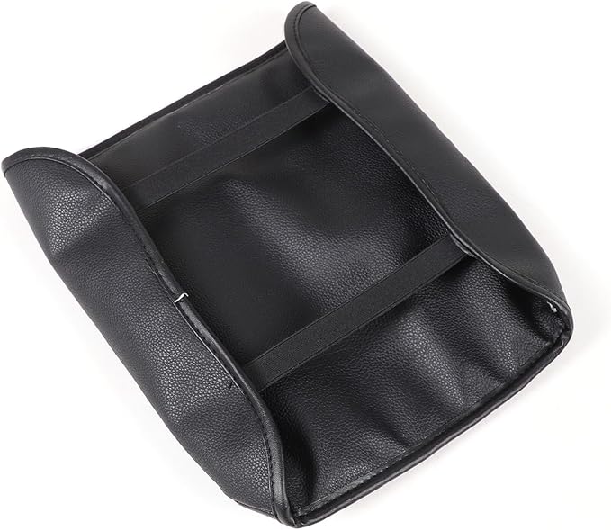 Center Console Cover Pad for Honda Pilot 2003 2004 2005 2006 2007 2008 Accessories Arm Rest Box Lid Cover Pad Armrest Seat Box Cover Car Armrest Pillow Cushion Mat Protector Leather (Black)