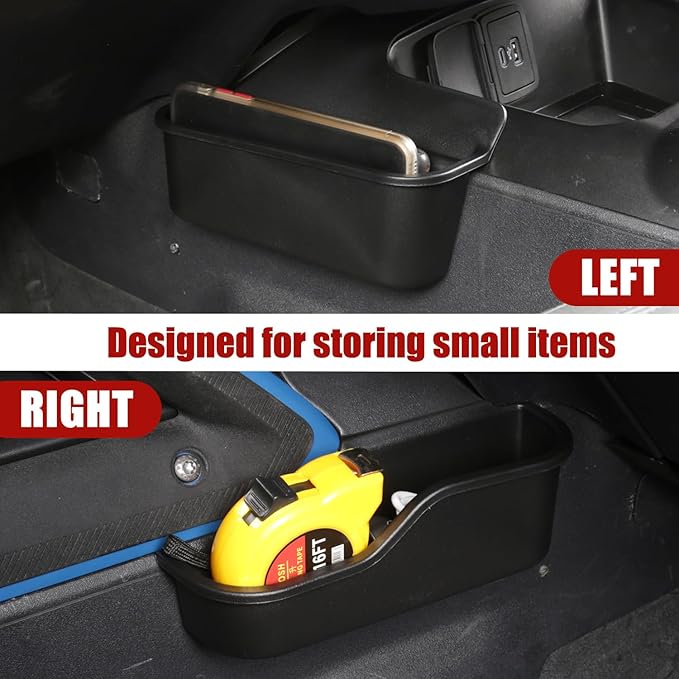 Center Console Shifter Organizer Tray Compatible with Ford Bronco 2/4 Door 2025 2024 2023 2022 2021, Gear Side Storage Box Interior Accessories