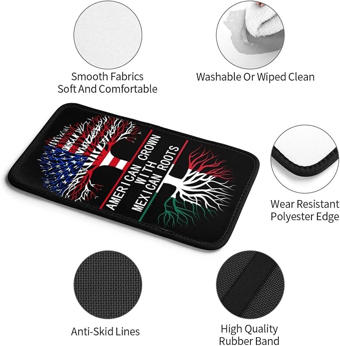 DARLEKS Car Armrest Cushion Auto Center Console Cover Pad Car Handrail Box Universal Decoration Mat