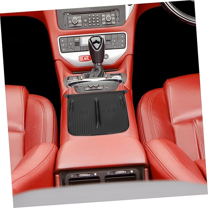 Cabilock Wireless Charging Pad Center Console Car Accessories Wireless Charger Mat Slip Silicone Cover