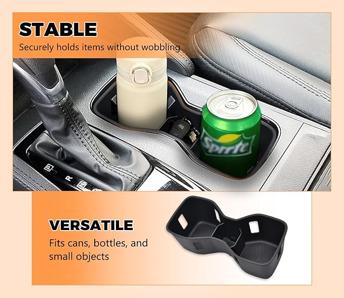 4PCS Center Console Organizer Tray for Nissan Frontier 2022-2026 accessories (S/SV/Pro-X/Pro-4X/SL) Front Console Shelf Armrest Storage Box Glove Box Organizer and Cup Holder for Nissan Frontier 2022+