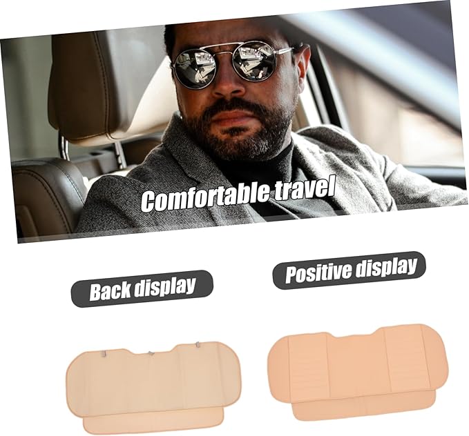 ABOOFAN Wedge Car Seat Cushion Lumbar Pillow Car Seat Pad for Back Support Pads for Front Comfort