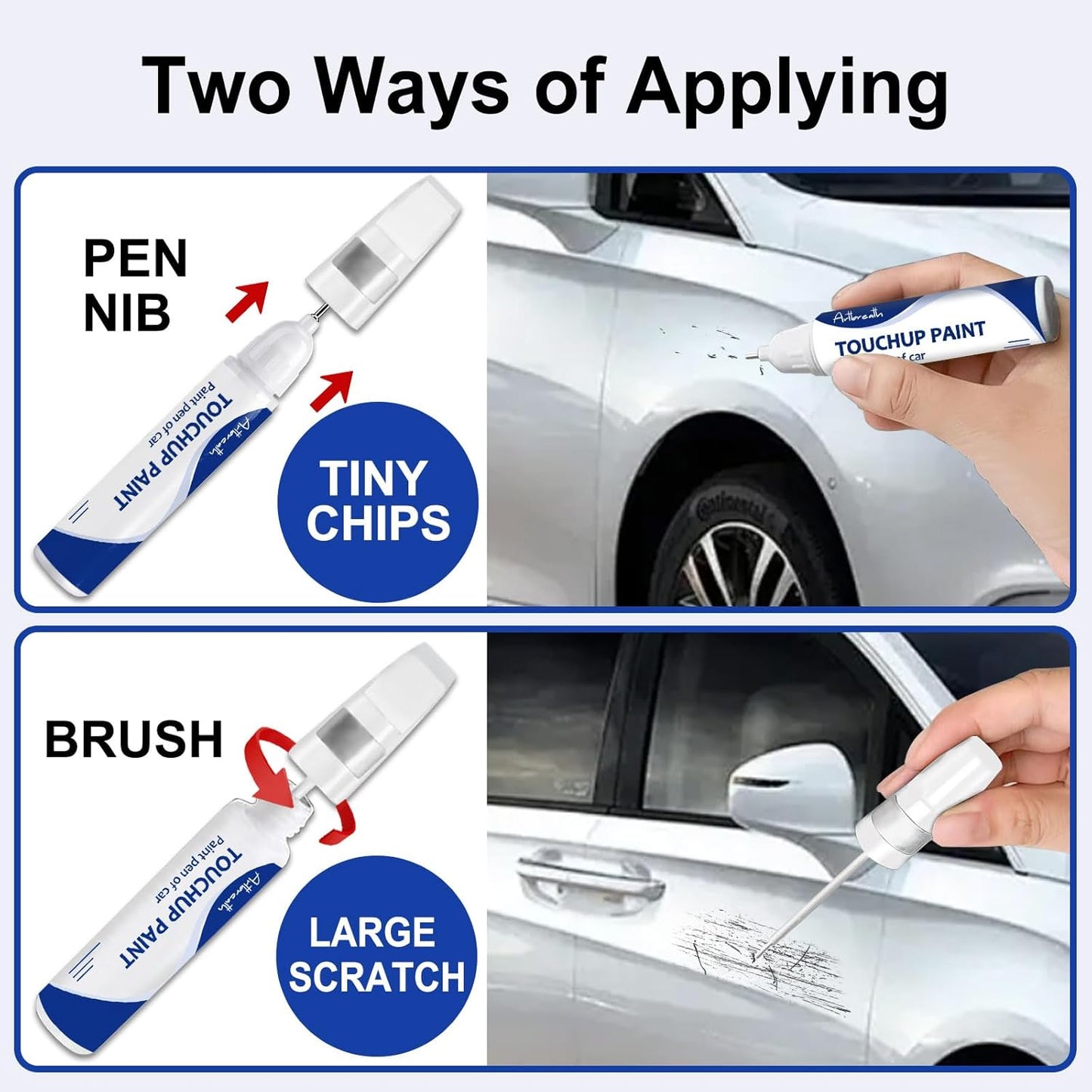 Ebony Black(EB) Touch Up Paint for Kia-Exact Match–Chips and Nicks Car Paint Scratch Repair Kit Automotive Paint Pen for Forte/K5/Optima-models/Seltos/Sorento/Telluride