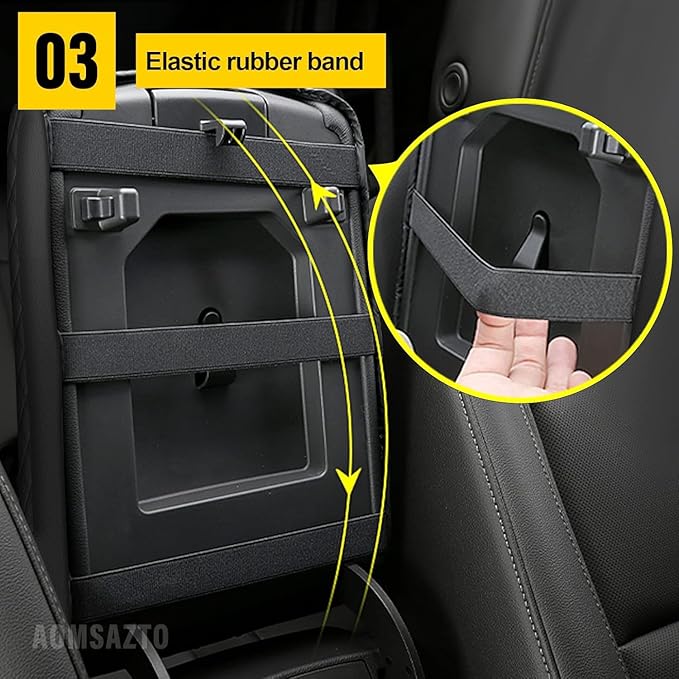AOMSAZTO Console Covers for 2016-2025 Chevrolet Malibu Armrest Pad for Chevrolet Malibu Black