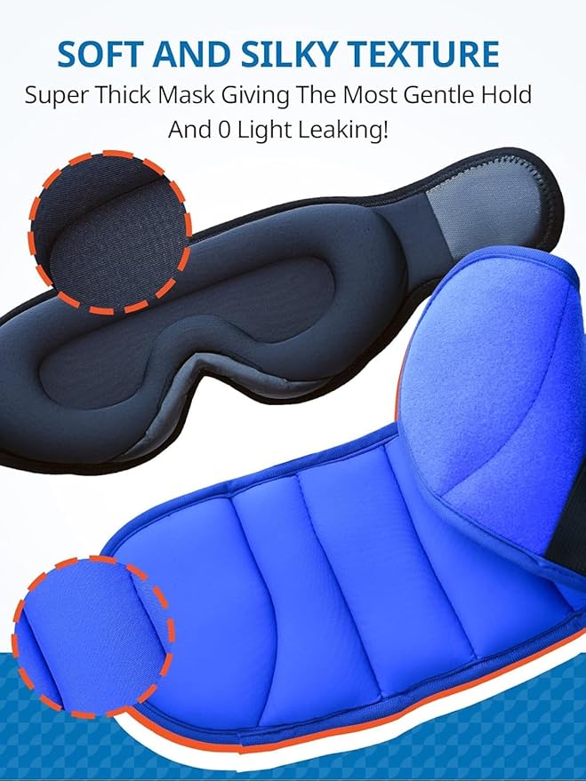 Travel Pillows for Airplanes, Airplane Pillow with Brown-Red Sleep Eye Mask, 360° Neck Support Headrest, Portable Airplane Travel Essentials, Adjustable Airplane Head Strap, Stop Bobblehead
