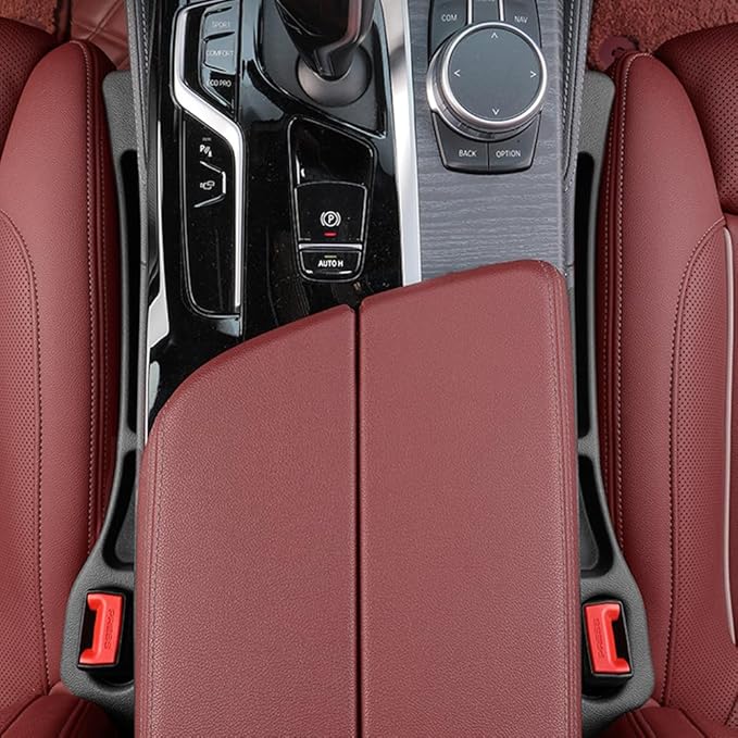 YLXGT Car Seat Gap Filler Organizer Universal for Car SUV Truck Accessories Seat Gap Plug Blocker with Storage Slot TC105 Black 4Pack