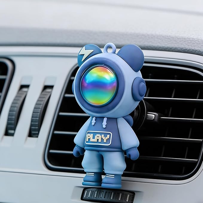 Car Air Freshener,Astronaut Vent Clip,Car Odor Eliminator,Car Air Freshener Clips (Purple)