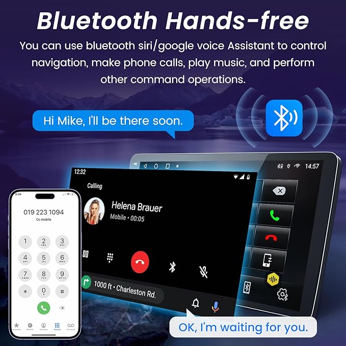 4Core+64G ROM Car Radio for Dodge RAM 1500 2500 3500 2009-2012: 10.1 Inch 1280 * 800 IPS Touchscreen Upgrade Wireless Carplay Android Auto FM Bluetooth GPS 1080P Backup Camera 5G WiFi
