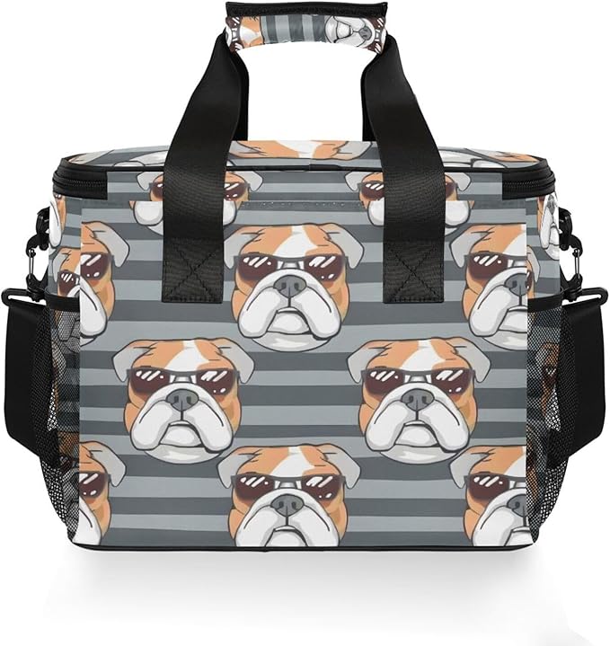 Cooler Bag Insulated Picnic Bag Large Lunch Box Reusable Tote Bag Soft Sided Portable Beach Cooler Grocery Camping