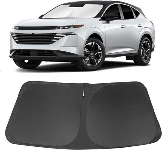 Windshield Sun Shade Custom Fit for 2025 2026 Nissan Murano Accessories Foldable Sunshade Sun Blocker Protect Car from Sun Rays & Heat Damage Keep Car Cooler