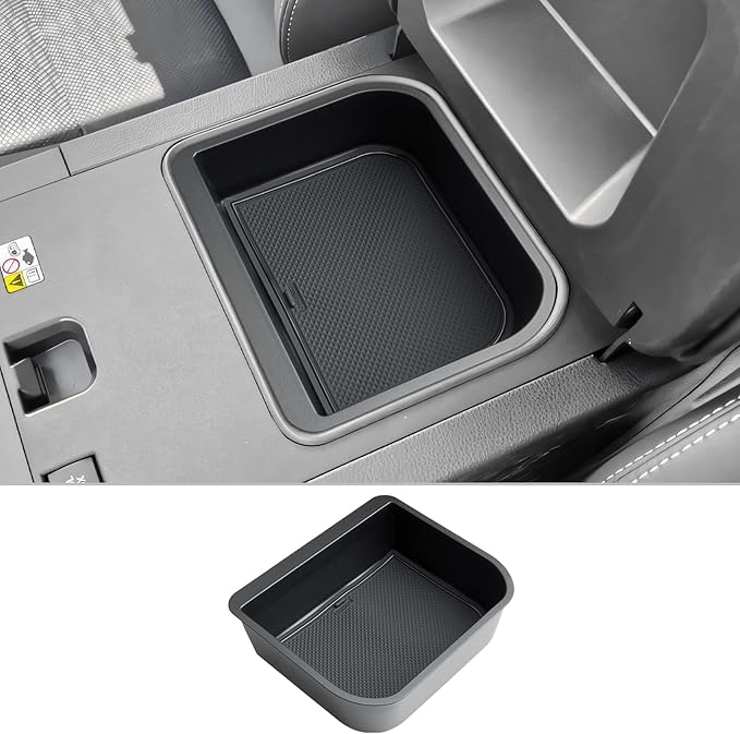 CDEFG Center Console Cool Box Organizer for Lexus GX 550 (2024-2026)/ (2024-2026) Toyota Land Cruiser Prado 250 Armrest Storage Box ABS Insert Tray Accessories (Only Fit Cool Box)