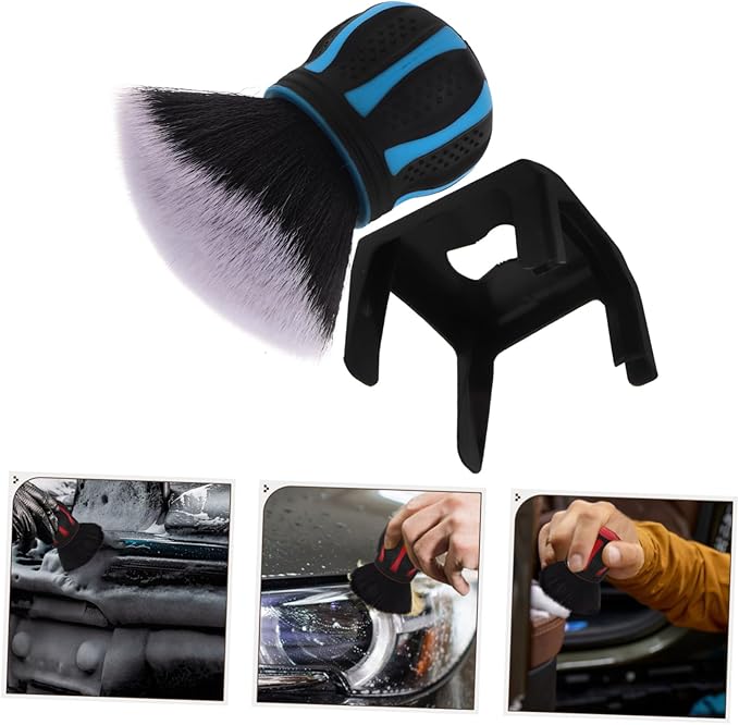 GLEAVI 2pcs Car Vent Cleaner Brush Detailing Tool for Interior Cleaning Multi-Functional Design for and Car Detailing Stylish Base for Easy Handling