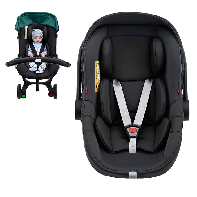 Infant Car Seat Insert for Doona, Ultra-Thick Baby Car Seat Head Support, Breathable Mesh Baby Car Seat Cushion with Natural Filled Sponge, Universal Carseat Head Support for Preemie to Toddler