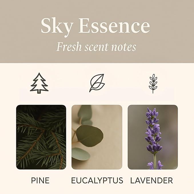 Aeris Car Fragrance Refill Kit - Includes 3 Pack Refill Scent Stones (Sky Essence (3 Pack Refill Kit))