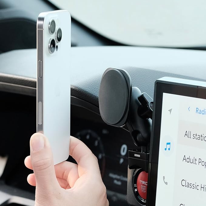 Offroam Non-Charging Phone Mount Made for MagSafe and Made for Toyota Tacoma 2024-2026 and Made for 4Runner 2025-2026, Aluminum, Dashboard Mounting, 360-Degree Adjustable, High Strength Magnets