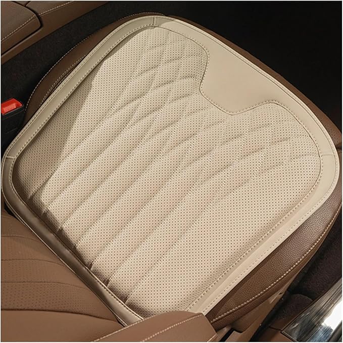 F Car Seat Cushion for BMW All Model I3 I4 I8 X1 X2 X3 X4 X5 X5M X6 X7 Z4 Car Lumbar Support Pillow Auto Seat Waist Back Cushion Y (Color : Beige B)