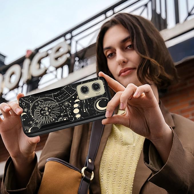 for Moto G Stylus 5G 2024 Case - Compatible with MagSafe Women Girls Cute Magnetic Phone Cover Aesthetic Sun Moon Heavy Duty Shockproof Design for Motorola Moto G Stylus 5G 2024 Cases
