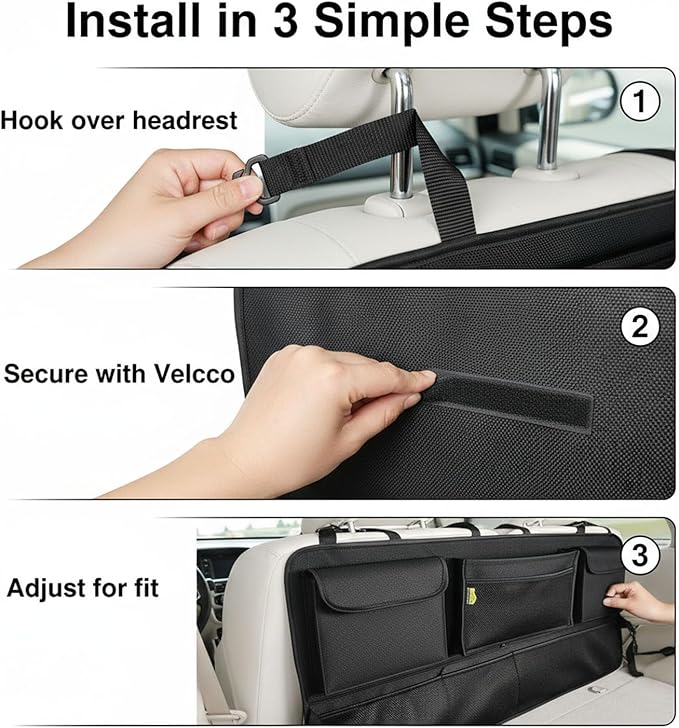 Car Trunk Organizer Backseat Hanging Storage Bag for Subaru Crosstrek Forester Outback Ascent Premium Sport Limited Base Touring XT SUV Accessories 2000-2024 2025