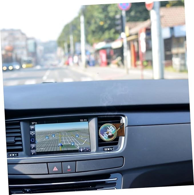 96pcs Pads Vintage Record Player Design for Car Interior Lasting Fragrance Refills for Relaxation and Relief
