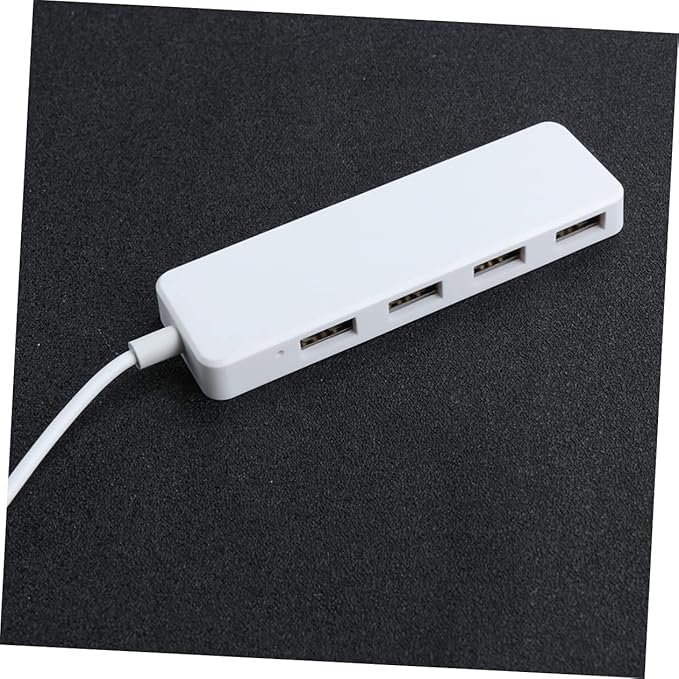 OSALADI 2pcs High- USB Hub Adapter for Laptop and Pc USB Extension Splitter Hot Support White Compatible Multiple Devices for Charging and Data Transfer