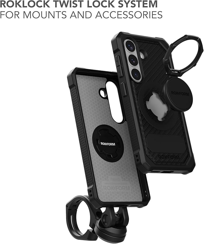 Rokform Rugged Case for Galaxy S26, Magnetic Cover, Drop Tested Armor (Black)