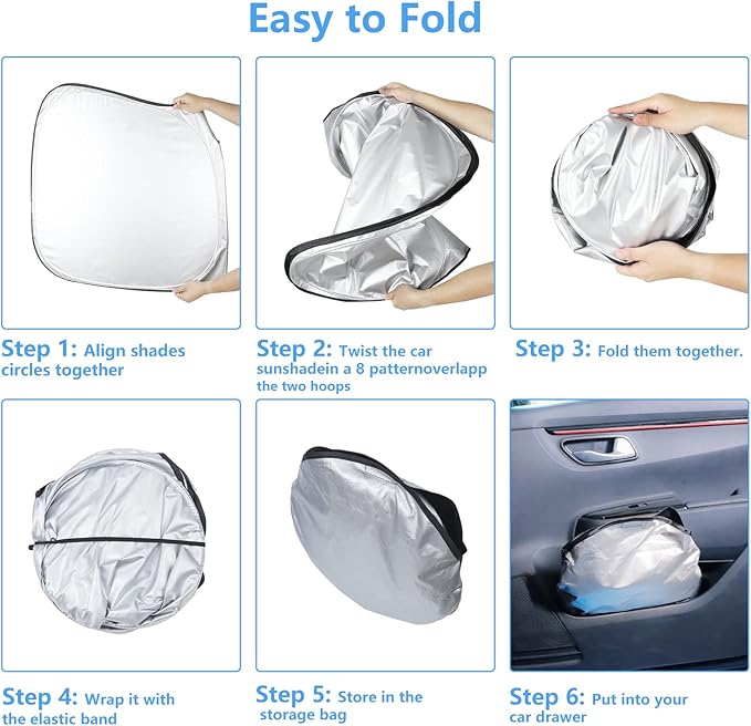 Windshield Sun Shade Custom Fit Buick Enclave 2025 2024 2023 2022 2021 2020 2019 2018 Window Sunshade for Preferred Essence Premium Accessories Car Sun Visor UV Protector Heat Shield Cover