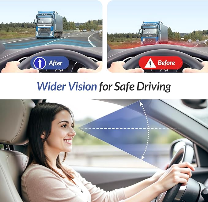 ZIKEE Ergonomic Wedge Car Seat Cushion with U-Shaped Design for Tailbone, Back & Sciatica Pain Relief, High-Density Memory Foam Seat Cushion for Car, Raised Back for Wider Vision, Anti-Slip Bottom