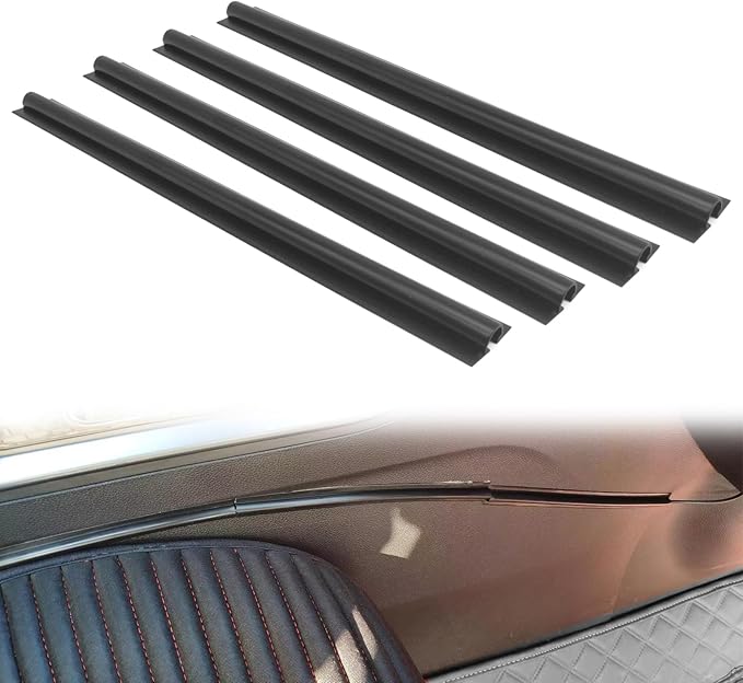 Automobile Concealed Cable Asleeves, Cable Racks, Automobile Power Cord Sleeves, Adhesive Cable Concealers USB Audio Video Conduit Cable Sleeves (4cs)