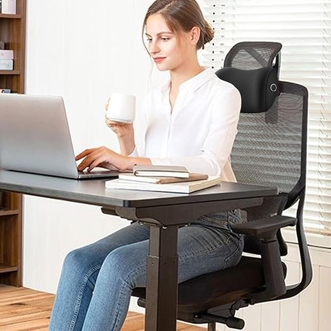 Driver Car Seat Back Support - Lumbar Cushion, Multipurpose Corrector | Adjustable Memory Foam Pad with Elastic Straps, Portable Ergonomic Backrest for Offices Chair Vehicle Seat Comfort