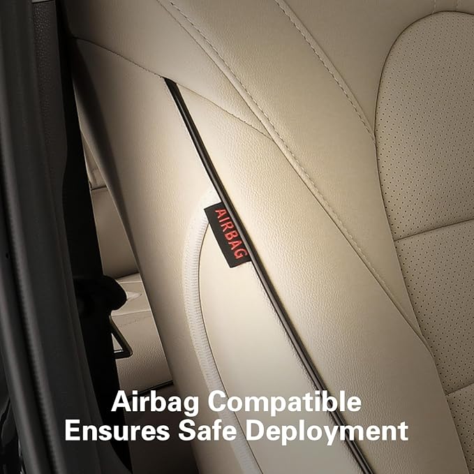 EKR Camry Seat Covers for Toyota Camry SE,LE 2025 2026 Waterproof Leather Car Seat Cover Full Set for Trucks SUV-Faux Leather (Beige)