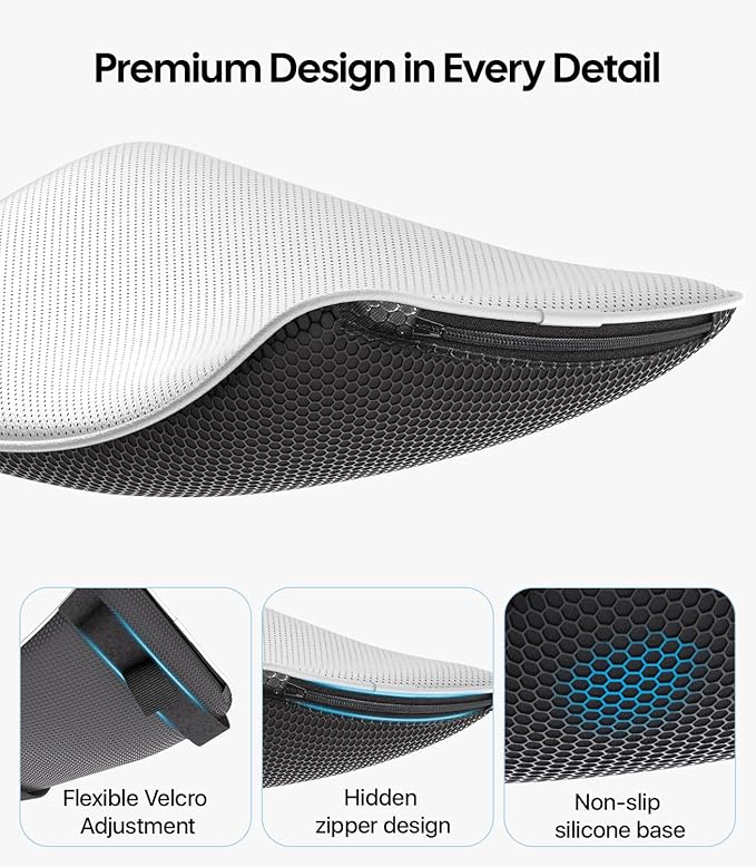 Wigoo Center Console Lid Cover for Tesla Model Y Juniper 2025-2026 & Model 3 Highland 2024-2026 (Standard, Premium & Performance), [Soft Support] Nappa Leather Armrest Protector Cover, White