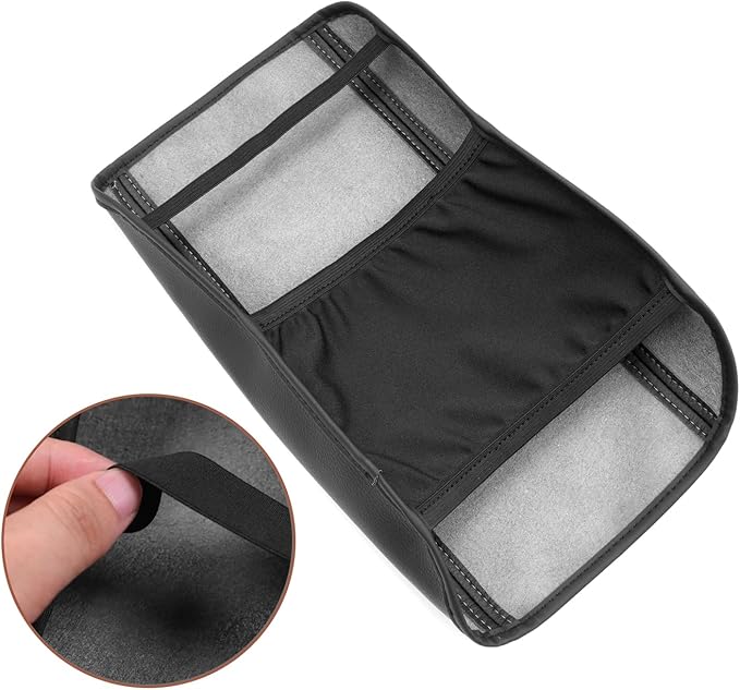 SKTU for 2026 Jeep Cherokee Armrest Cover for 2026+ Cherokee (Base/Laredo/Limited/Overland) Center Console Cover Jeep Cherokee 2026 Accessories Console Cushion Pad 2026 Cherokee Seat Box Pad Soft