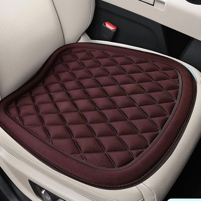 Car Seat Covers, Breathable Comfort Seat Protector Cover, Four Seasons Universal 3D Decompression Front Driver Seat Cover, Anti Slip Car Accessories for Most Vehicle Seats, Office Chairs (Red)