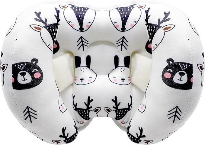 KAKIBLIN Baby Support Pillow, Head and Neck Support,Banana Neck Pillow for Baby, Travel Pillow for Neck Support, Adjustable Stroller Head Pillow for Kids Toddler