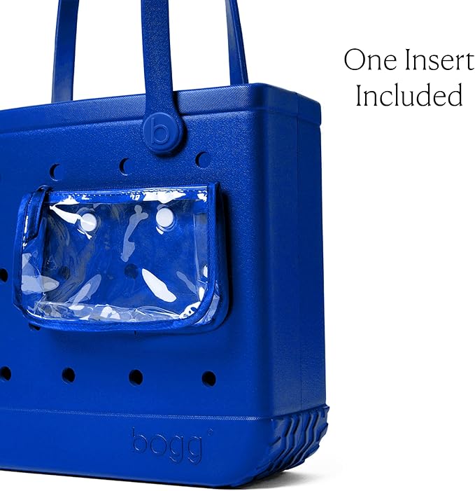 BOGG BAG Medium Tote – 15” x 12.5” x 5” – Durable, Washable, Tip-proof – Beach, Pool, Boat, Work, Sports (Blue-eyed)
