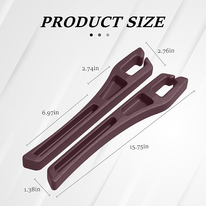 2PCS Car Seat Gap Filler Organizer, Multifunctional Car Gap Filler with Fill and Storage Function for Storing Phones Keys Cards, Universal No Drop Seat Guard for Cars (Red)